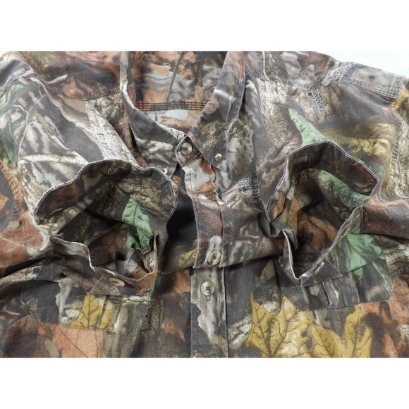 Walls‎ Hunting Shirt Men"s 3XL Advantage Timber Camo Short Sleeve Heavy Duty - Picture 12 of 16